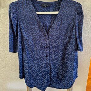 1. State blue blouse size M